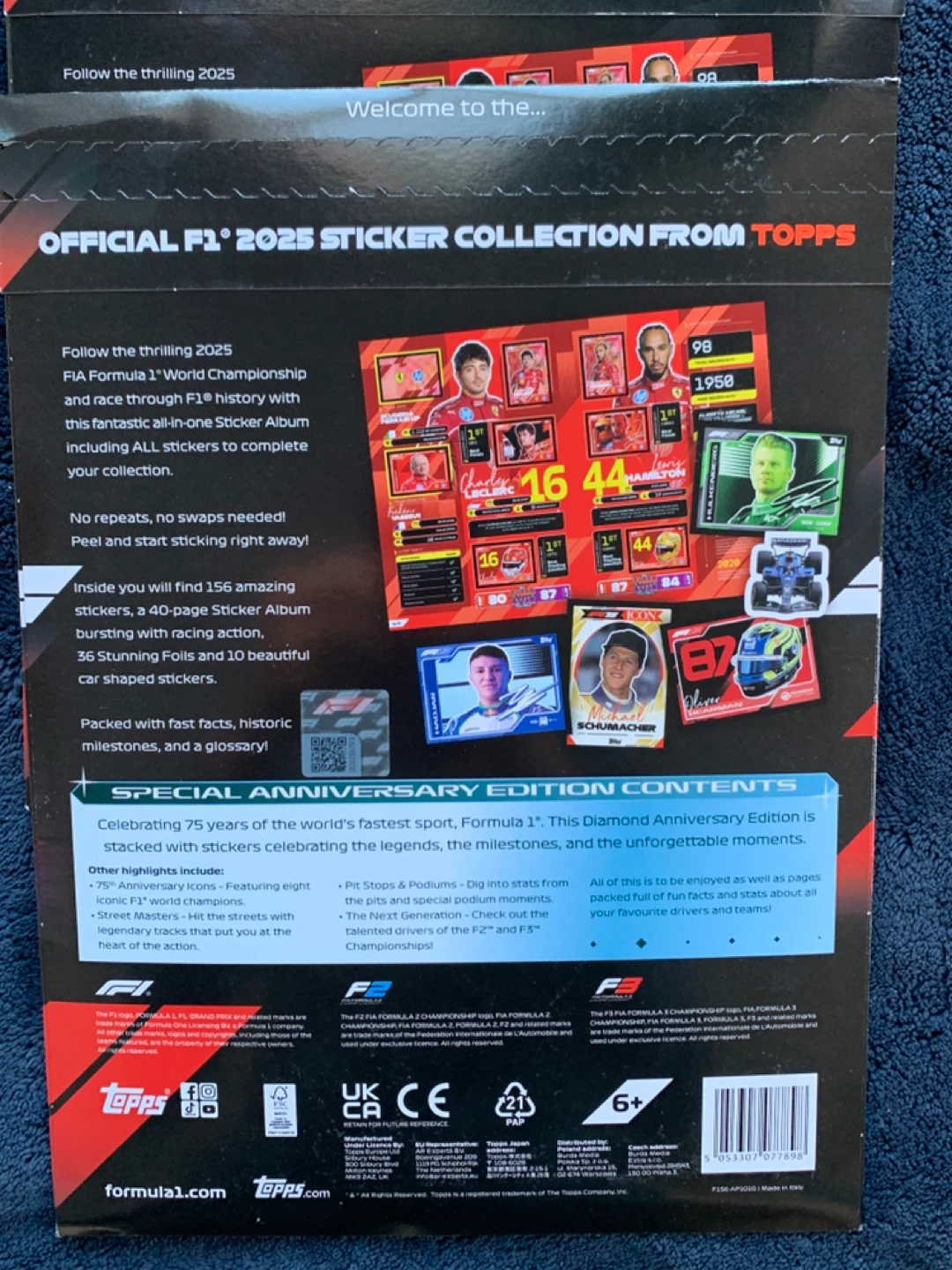 Topps F1 75 Official Sticker Collection 2025: All 156 Stickers - photo 4