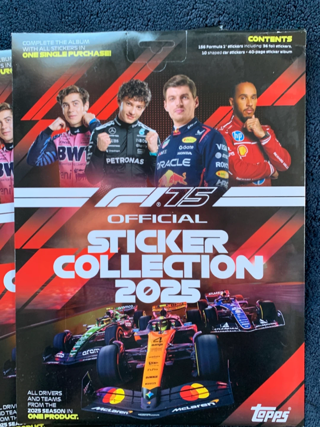 Topps F1 75 Official Sticker Collection 2025: All 156 Stickers - photo 2