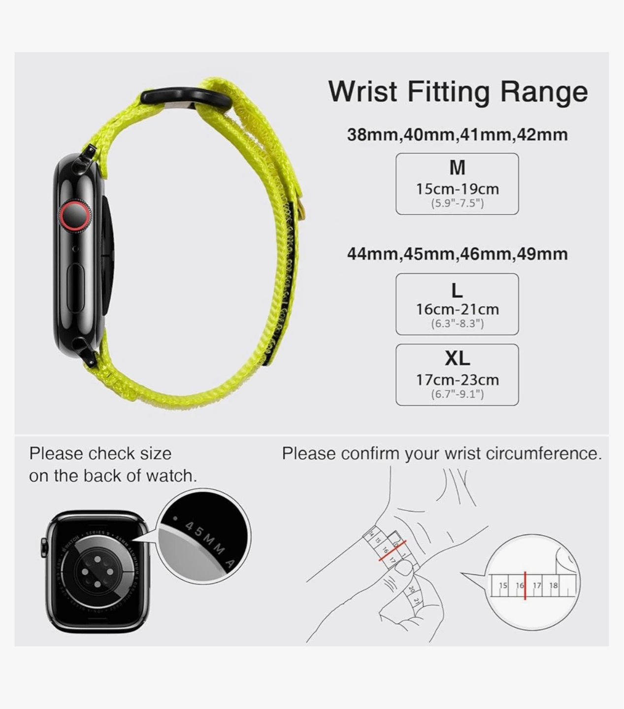 NEREIDES Apple Watch Sport Loop Band - Neon Yellow - photo 2