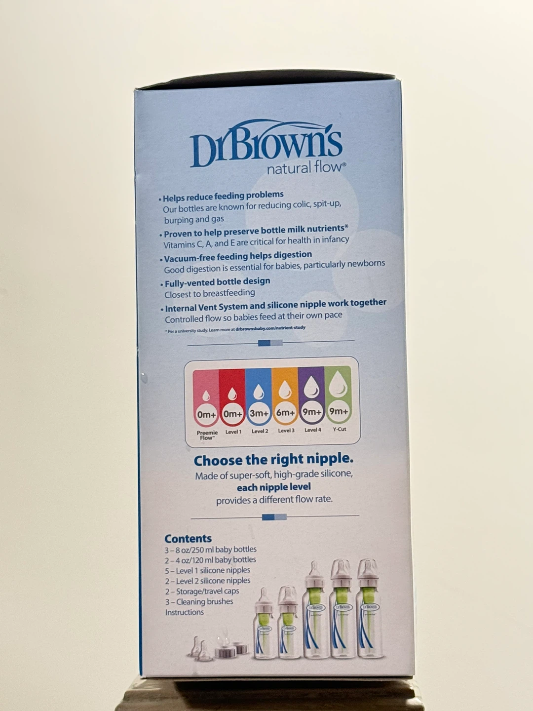 Dr. Brown's Natural Flow Options+ Anti-Colic Newborn Gift Set - photo 3