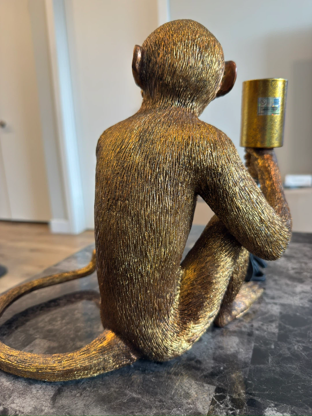 Eapmic Gold Monkey Table Lamp - photo 5