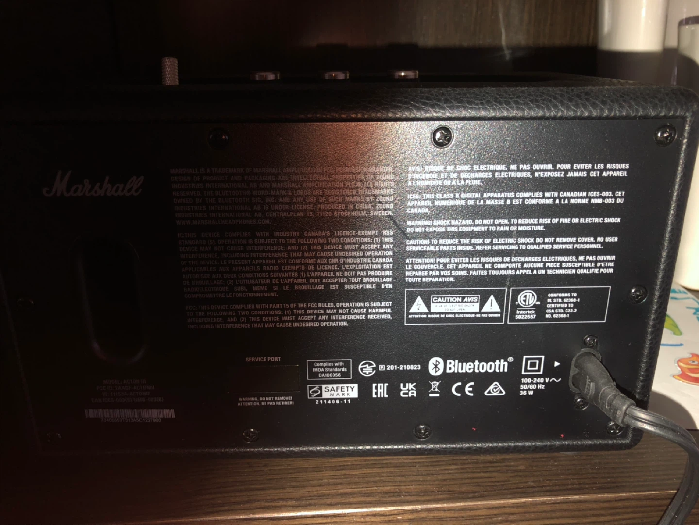 Marshall Acton III Bluetooth Speaker - photo 5