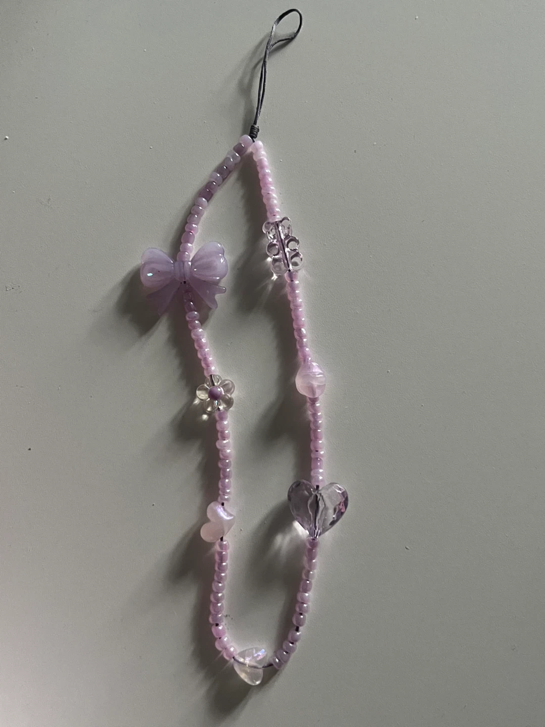 Purple Wrist Charm Lanyard for Phone Case