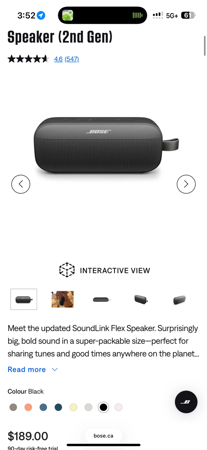 Bose SoundLink Flex SE Portable Speaker (2nd Gen) - photo 2