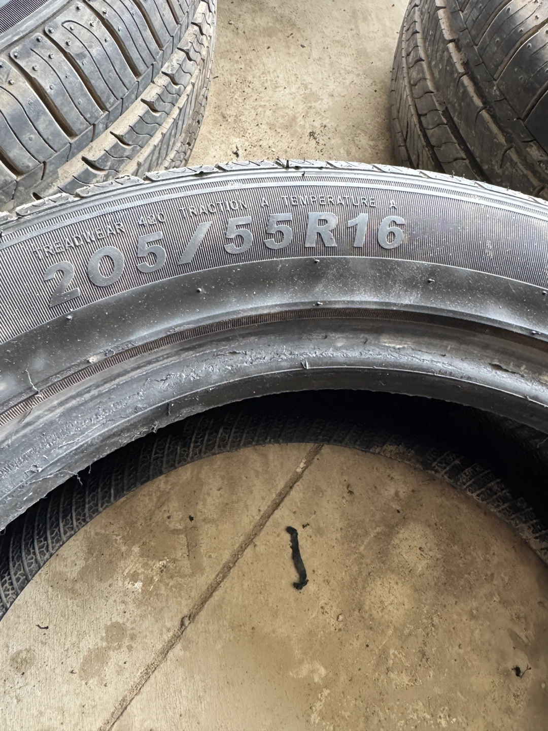 205/55/r16 paragon (dot 4924) set of 4 all season tires. - photo 5