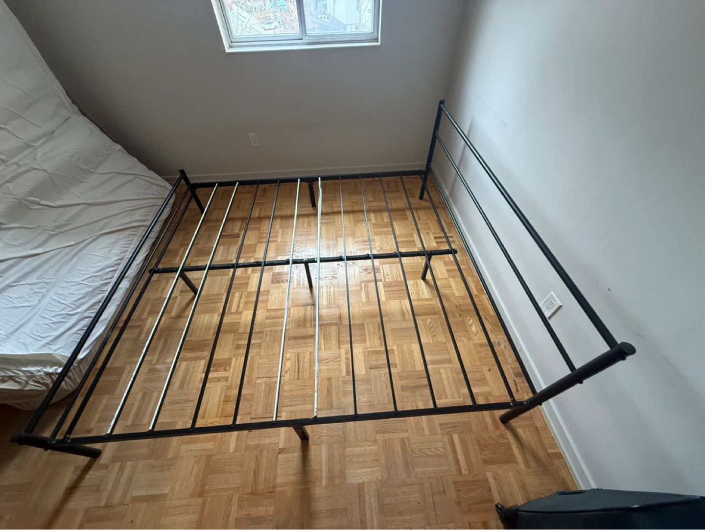 Black Metal Bed Frame - photo 2