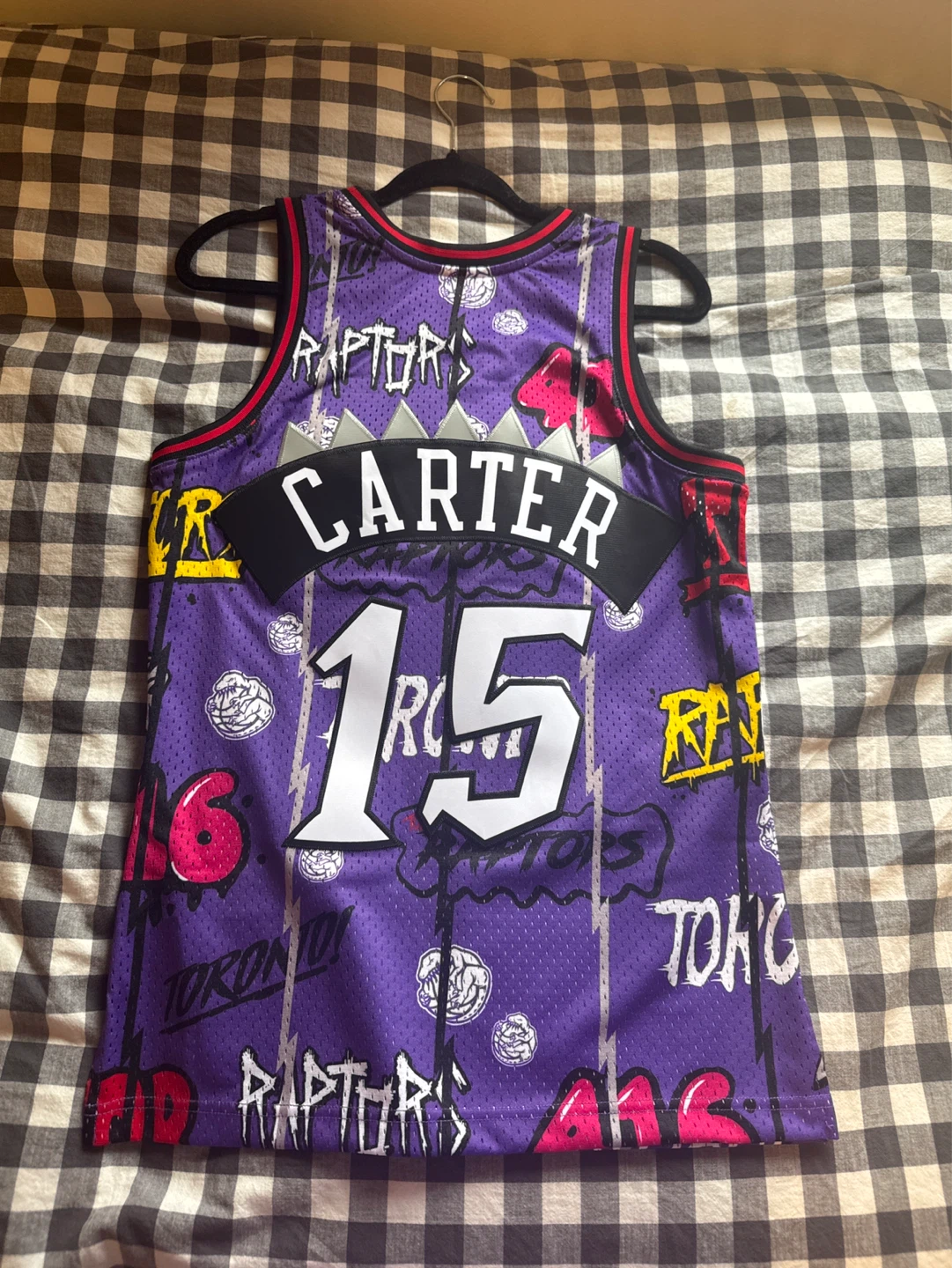 Raptors Vince carter 1988 jersey men’s small - photo 2