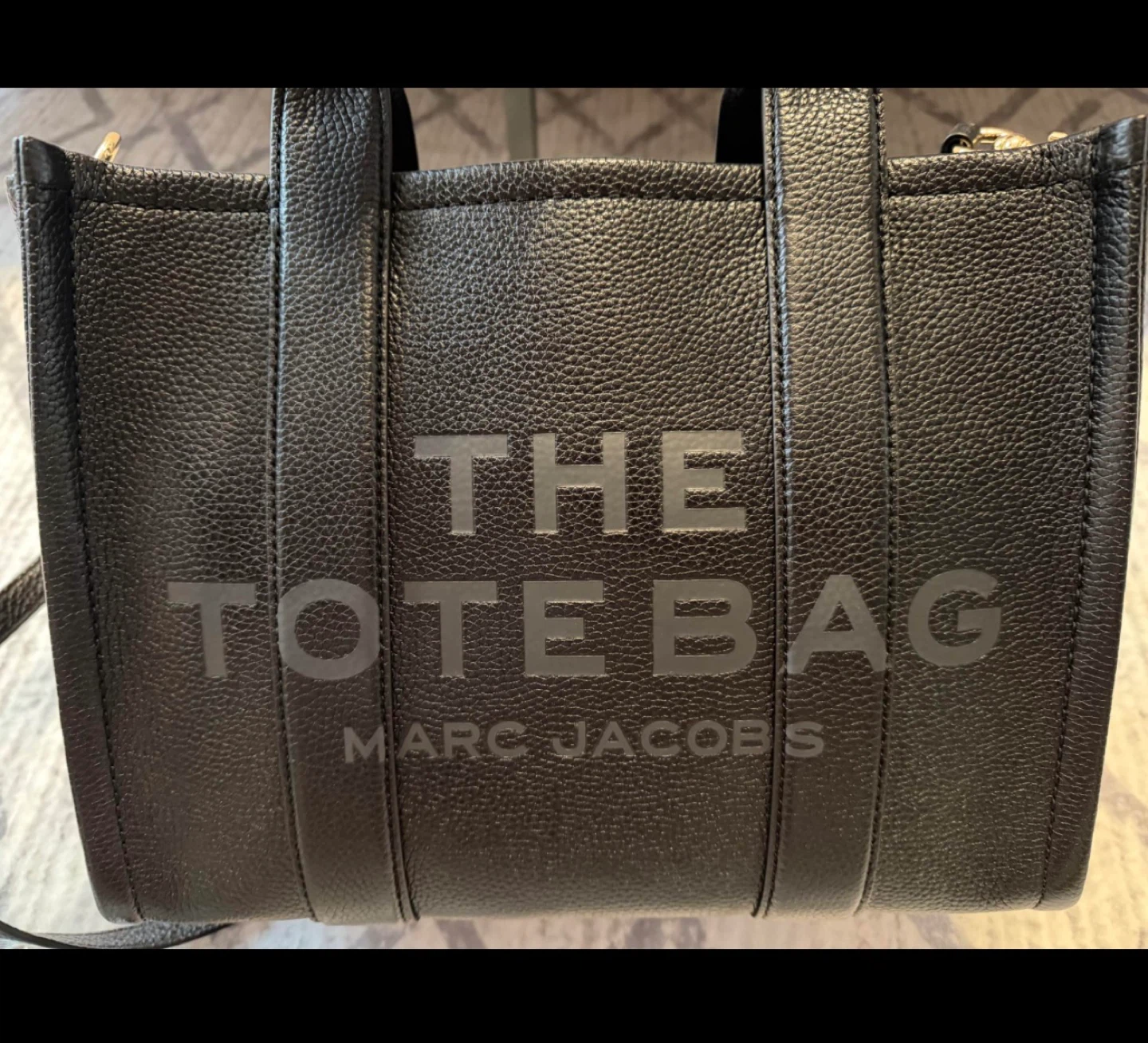 Marc Jacobs The Tote Bag - Black Leather