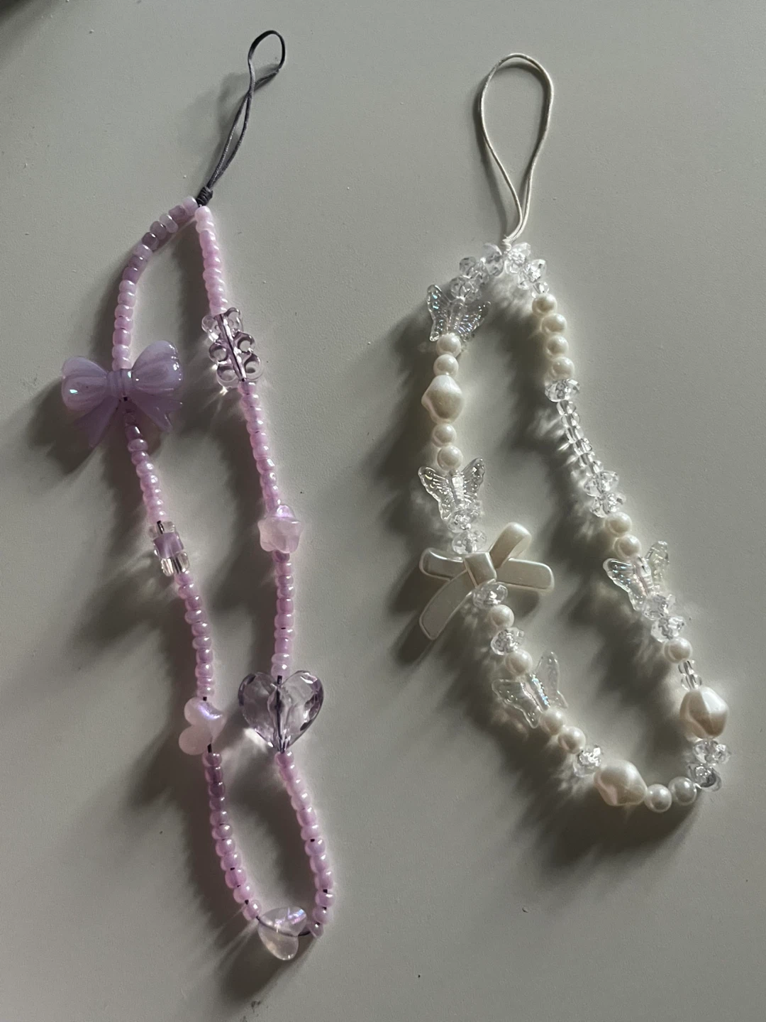 White Wrist Charm Lanyard for Phone Case - photo 3