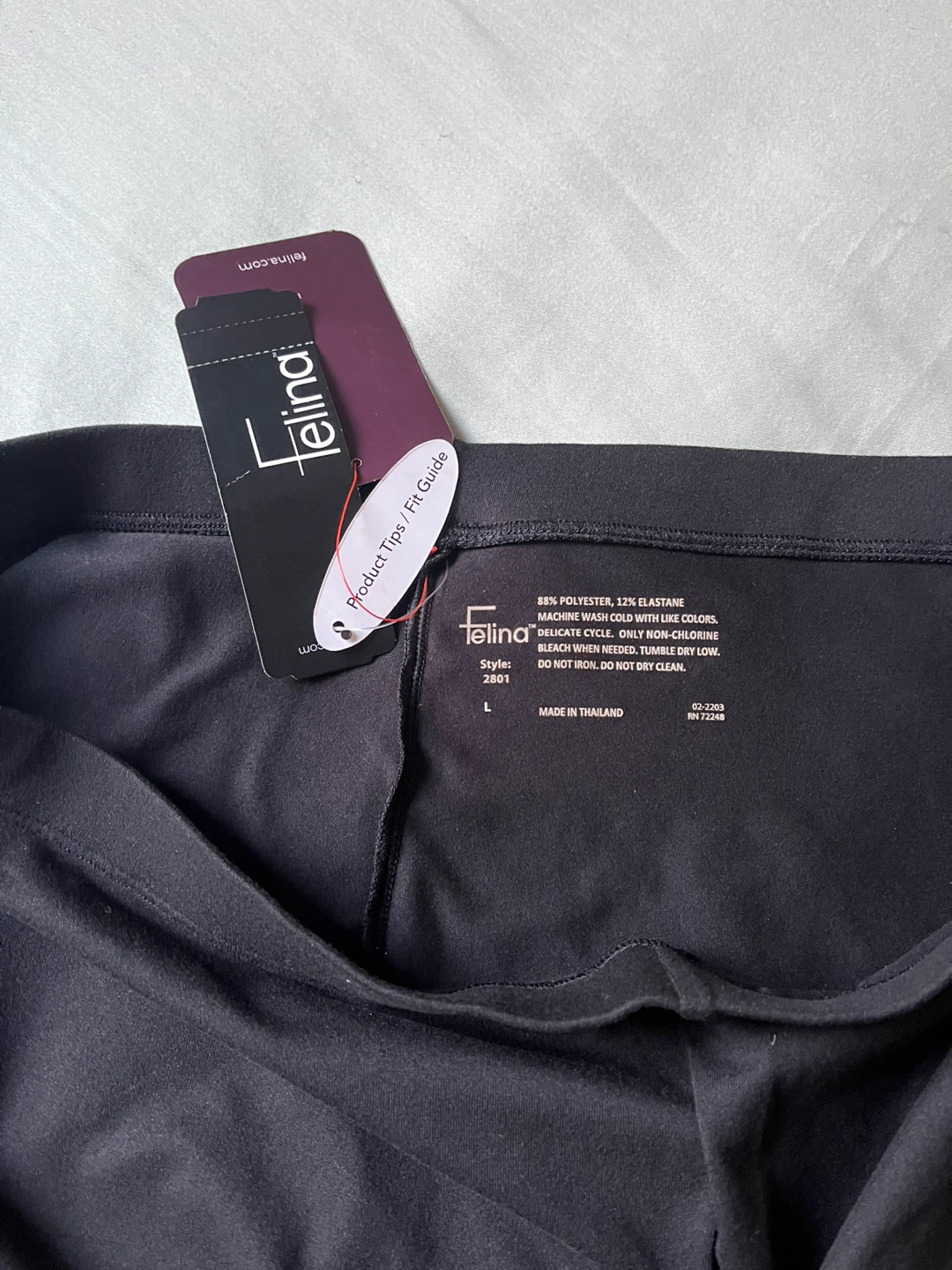 Felina Black 2-Pack Leggings Size L - photo 4