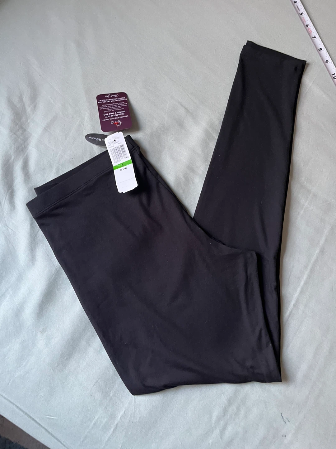 Felina Black 2-Pack Leggings Size L - photo 3