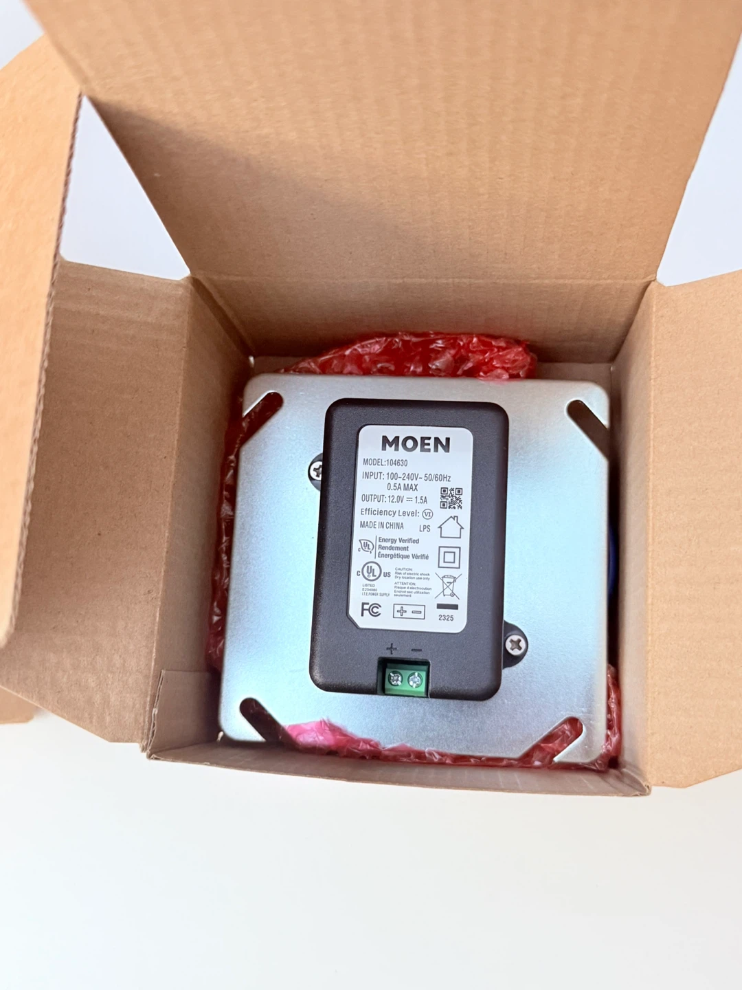 Moen 12V DC Power Supply - photo 3