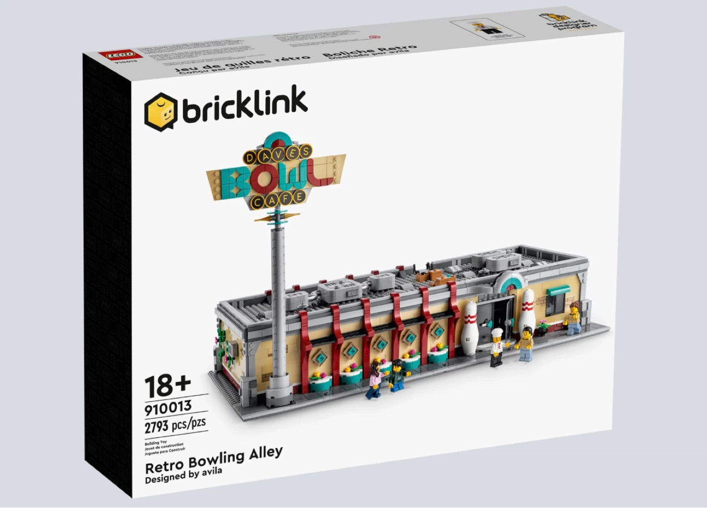 LEGO 910013 BrickLink Retro Bowling Alley Set