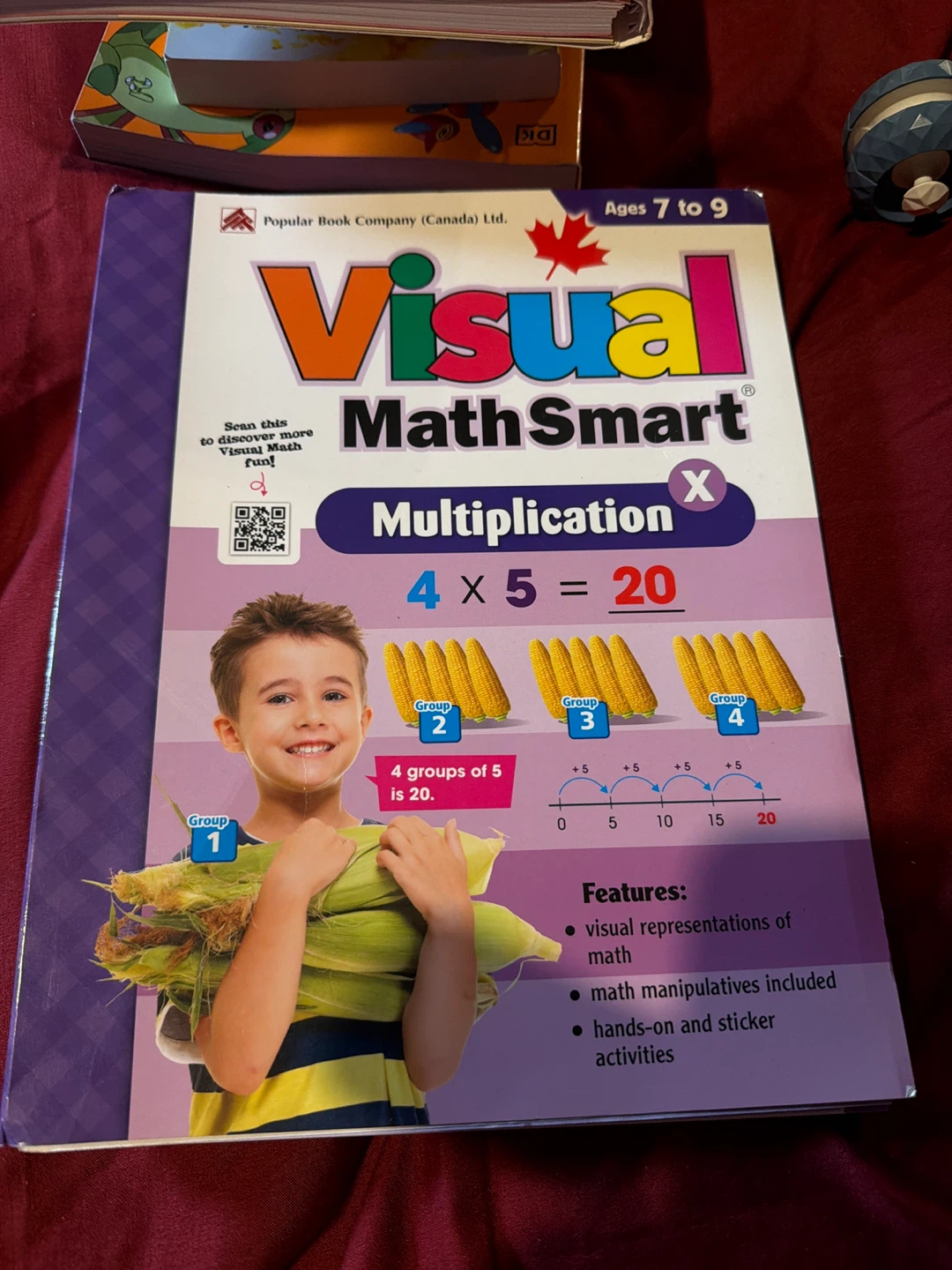 Visual Math Smart Multiplication Workbook Ages 7-9
