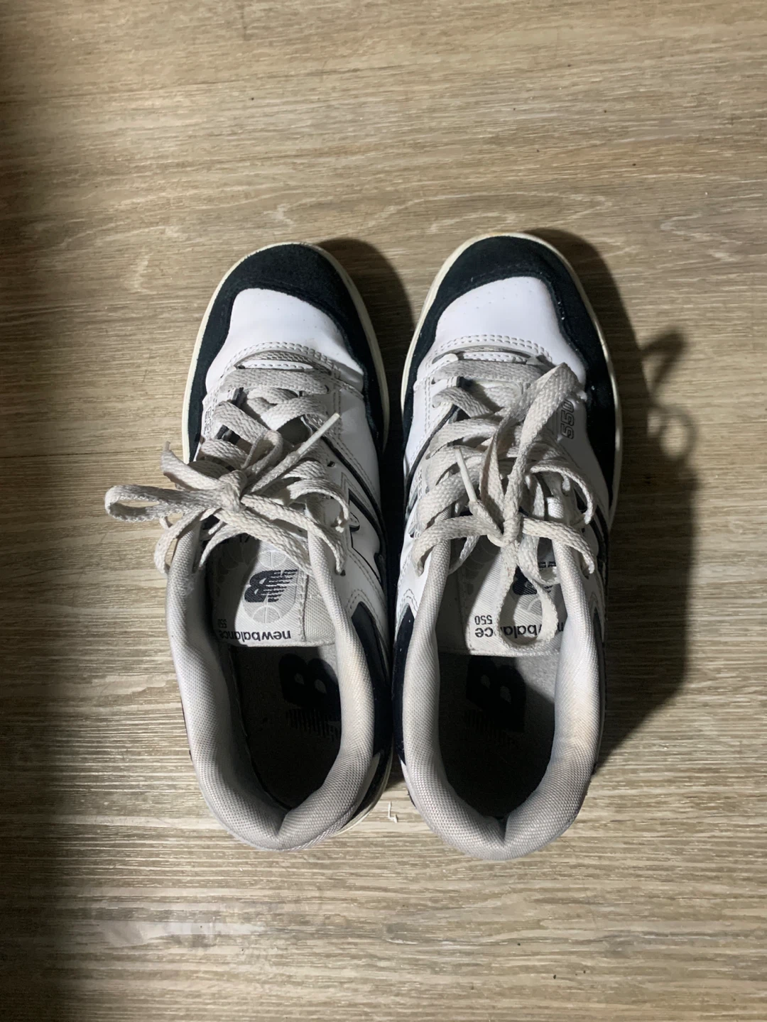 New Balance 550 White Black Sneakers Size 5 US - photo 2