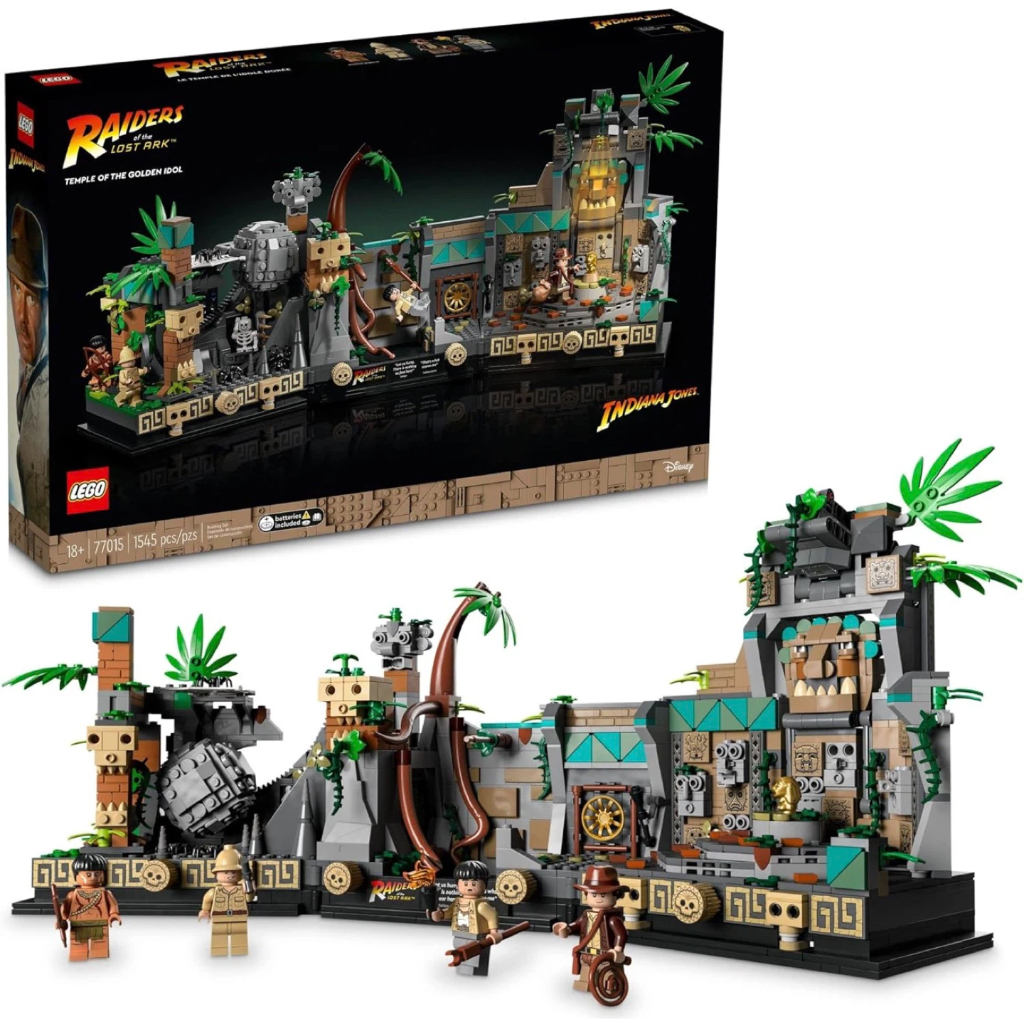 LEGO Raiders of the Lost Ark Temple of the Golden Idol 77015