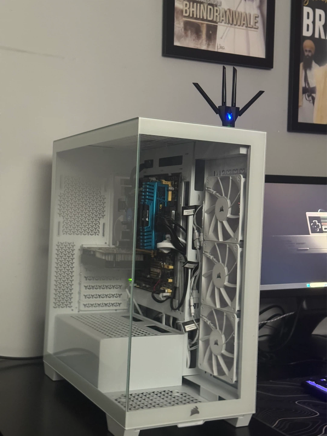 Corsair 4000D Airflow ATX Mid-Tower Case - White - photo 2