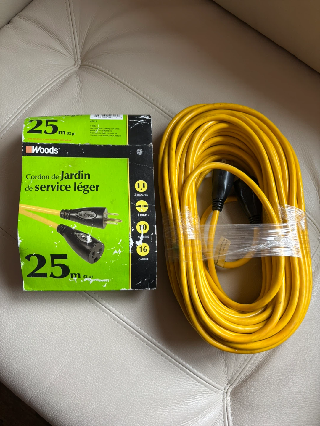 Woods 25 metres Light Duty Extension Cord
