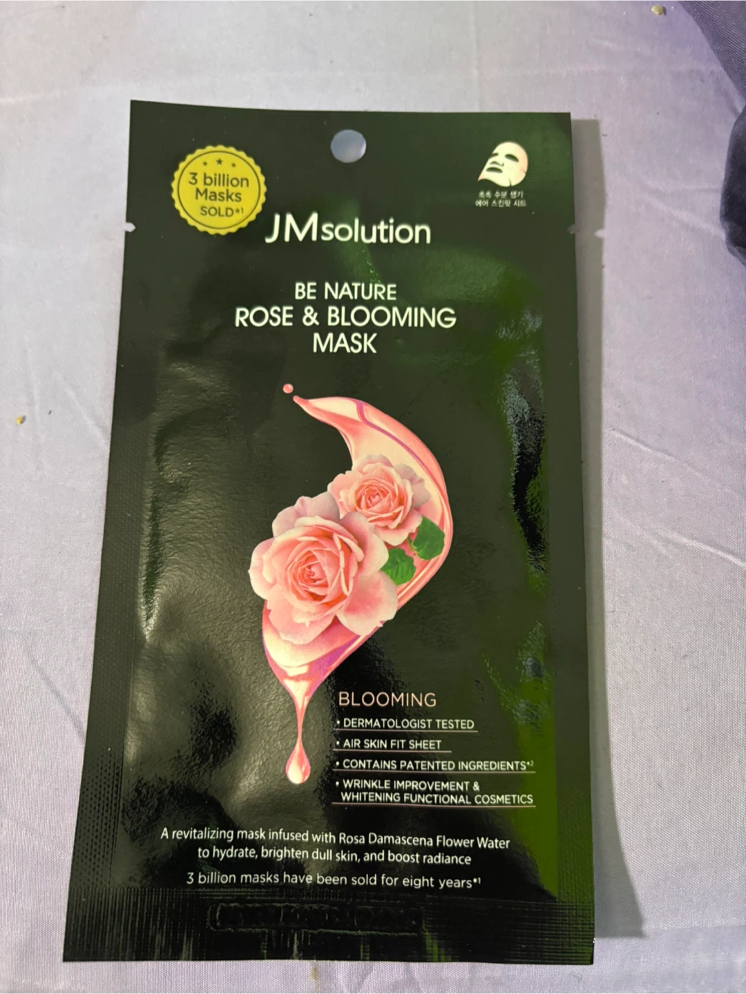 JMsolution BE NATURE Rose & Blooming Mask