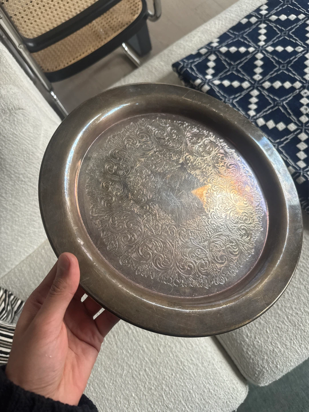 Silver Serving Tray