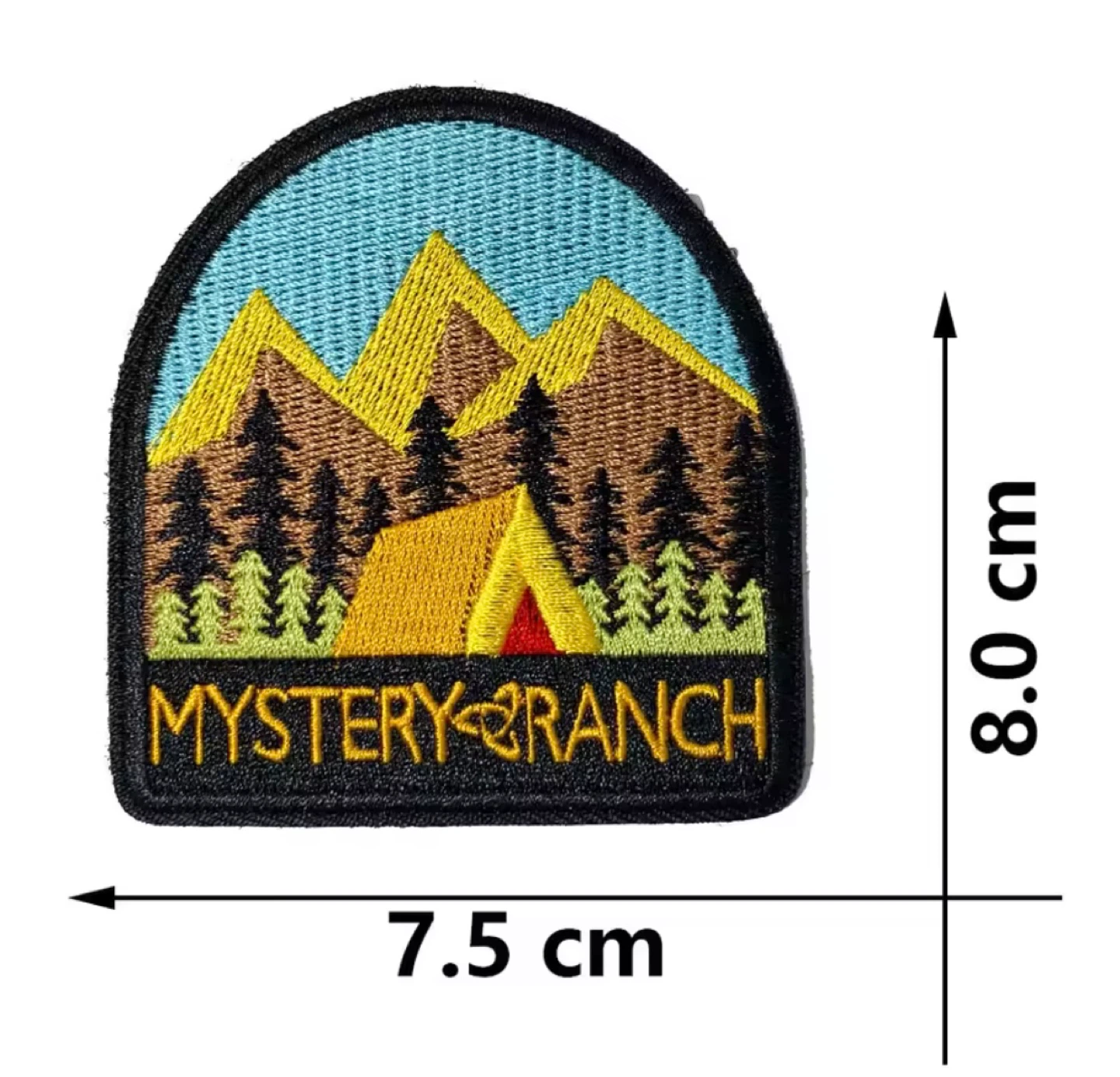 Mystery Ranch Embroidered Hook & Loop Patch