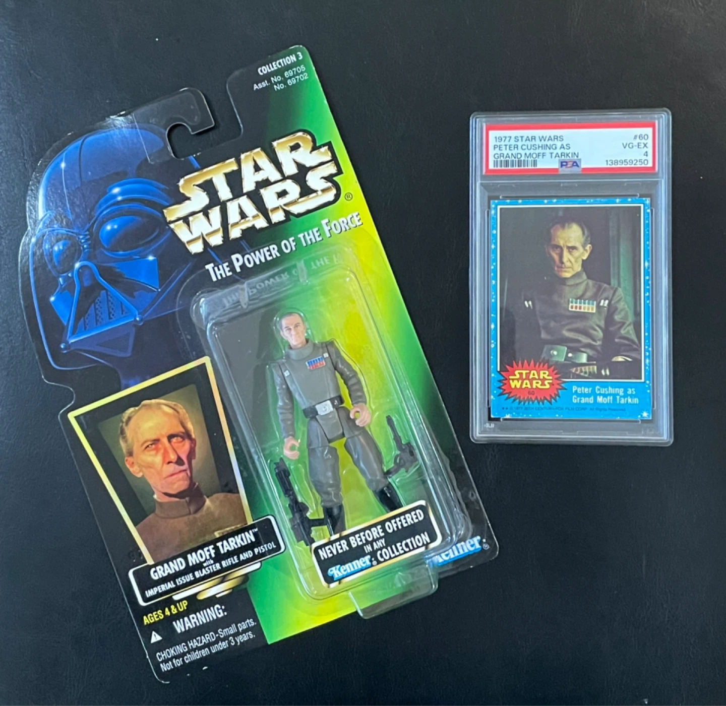 Grand Moff Tarkin Action Figure & CGC Collector Card