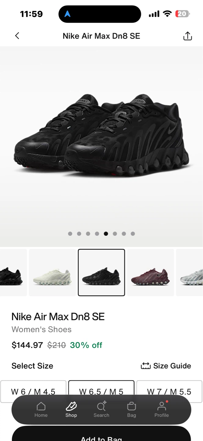 Nike Air Max Dn SE Women's Shoes - Black