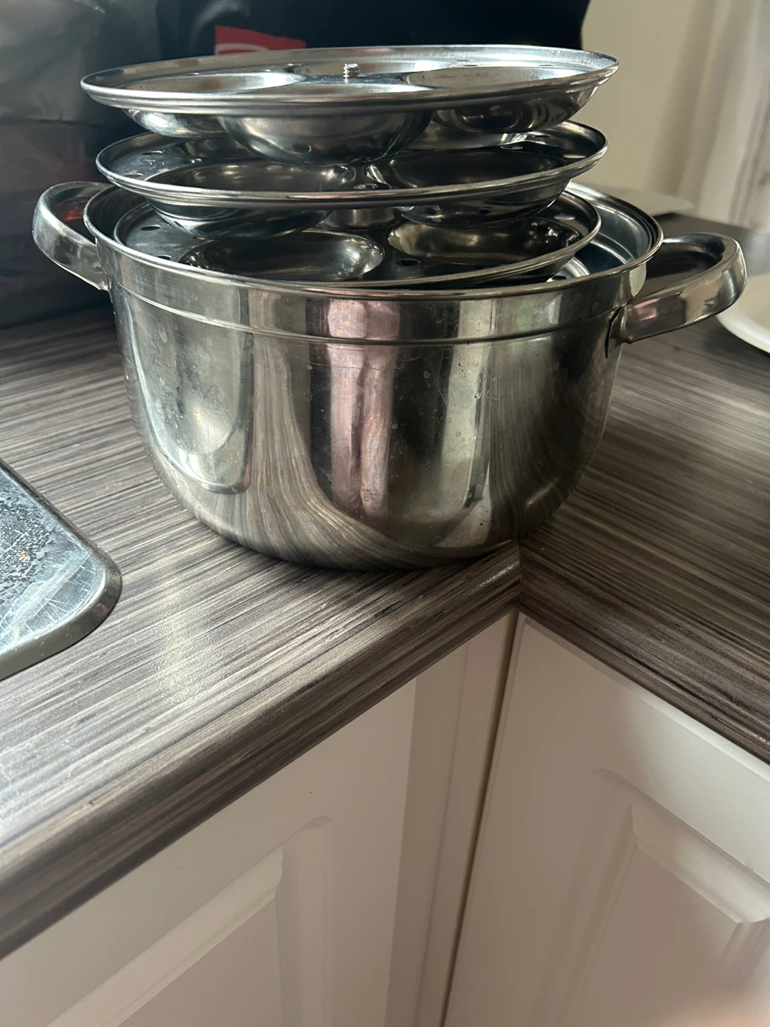 Stainless Steel Idli Cooker with 4 Moulds - photo 2