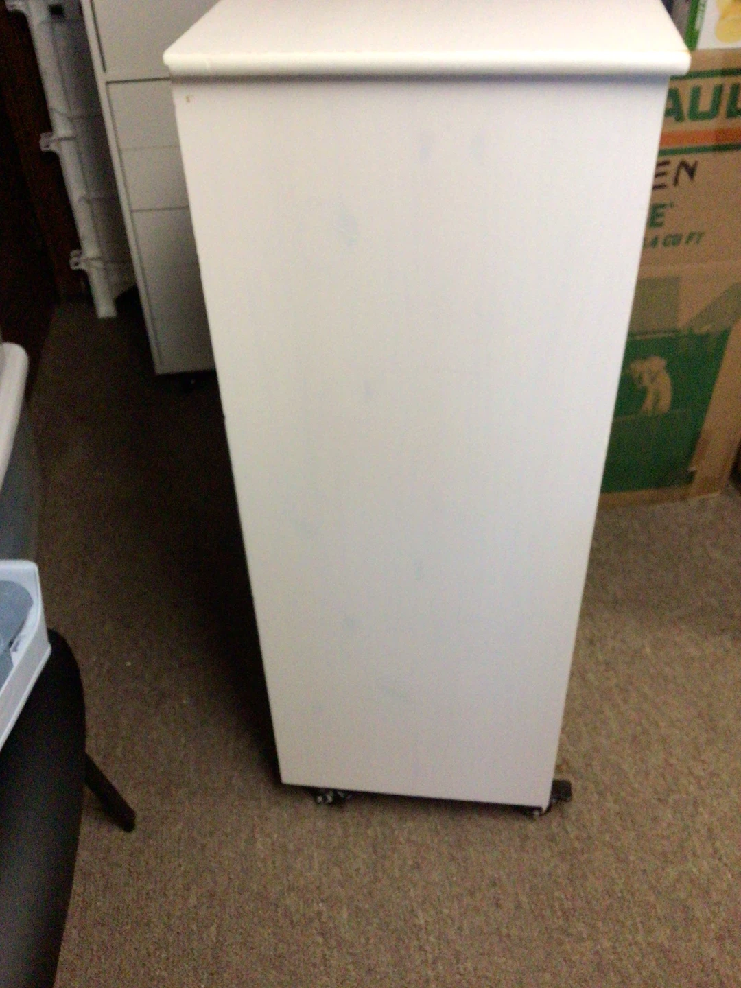 White 8-Drawer Rolling Storage Cart - photo 3
