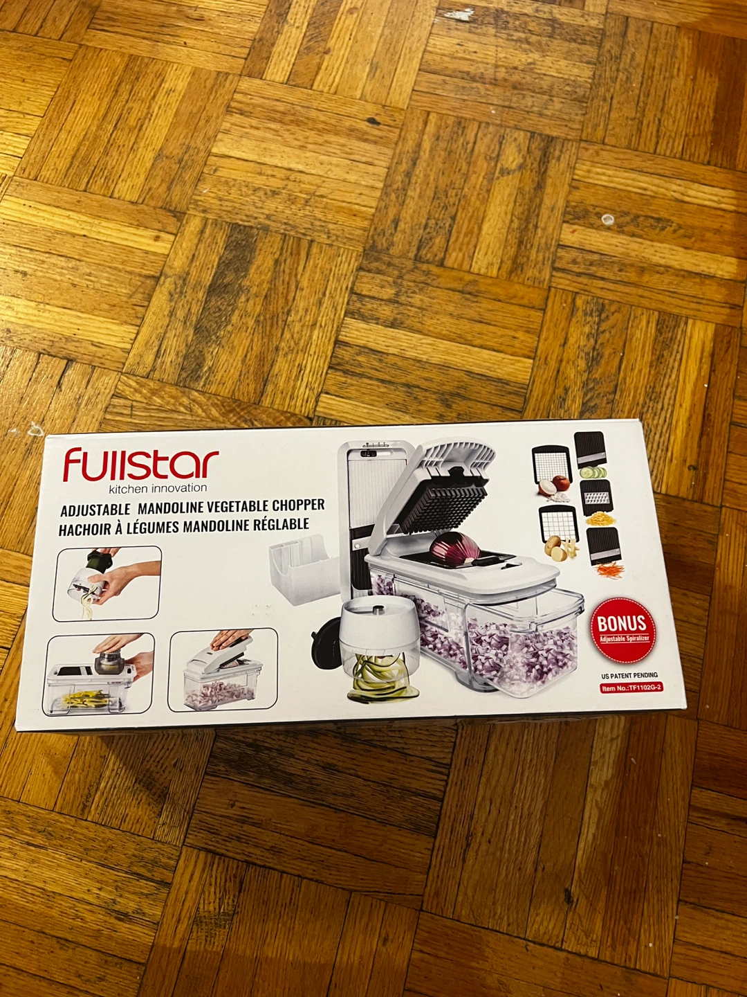 Fullstar adjustable mandoline vegetable chopper