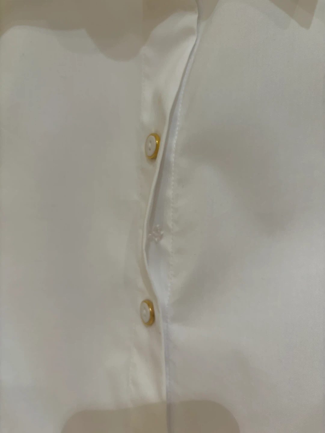 Laura White Button-Up blouse women’s size 10 - photo 2
