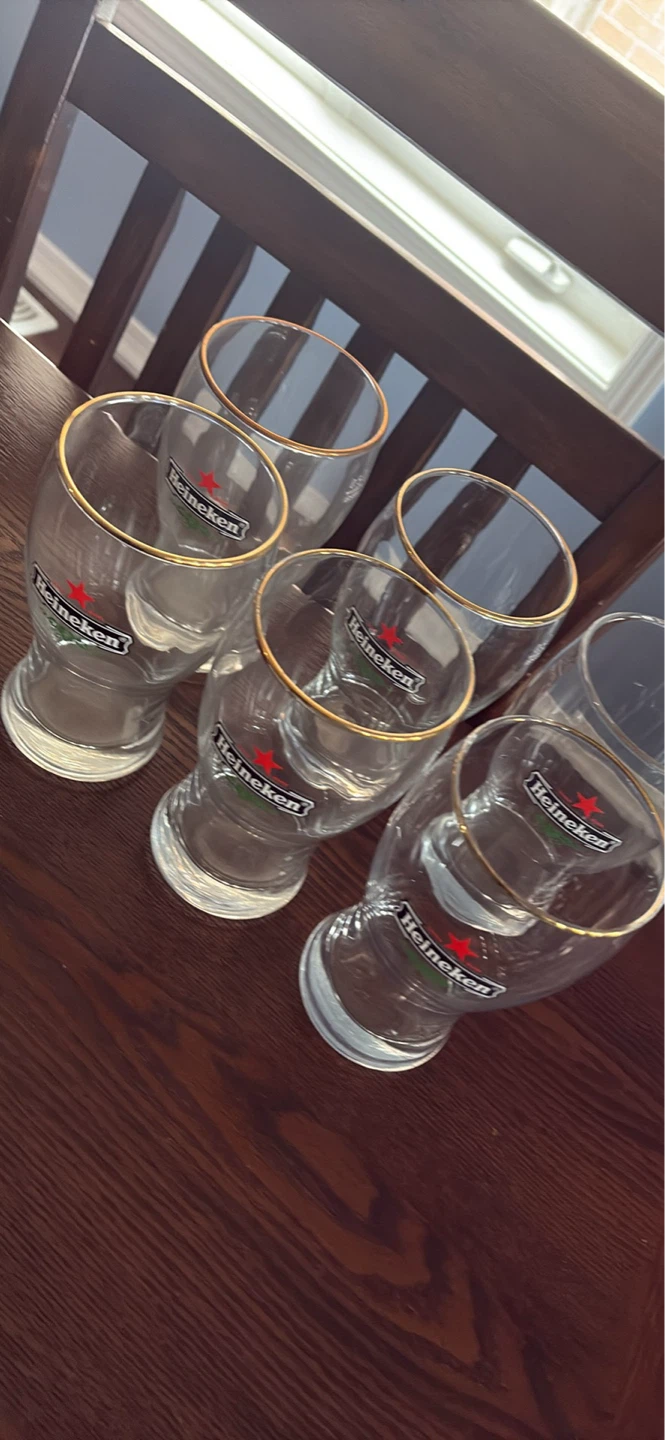 Heineken Beer Glasses - Set of 6 - photo 2