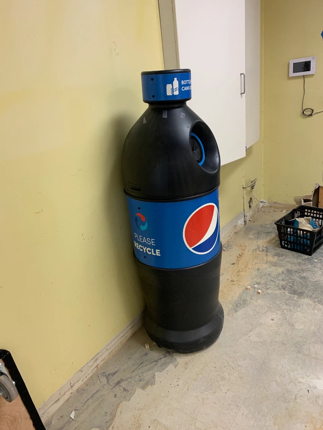 Pepsi Bottle Shaped Recycling Bin - photo 2