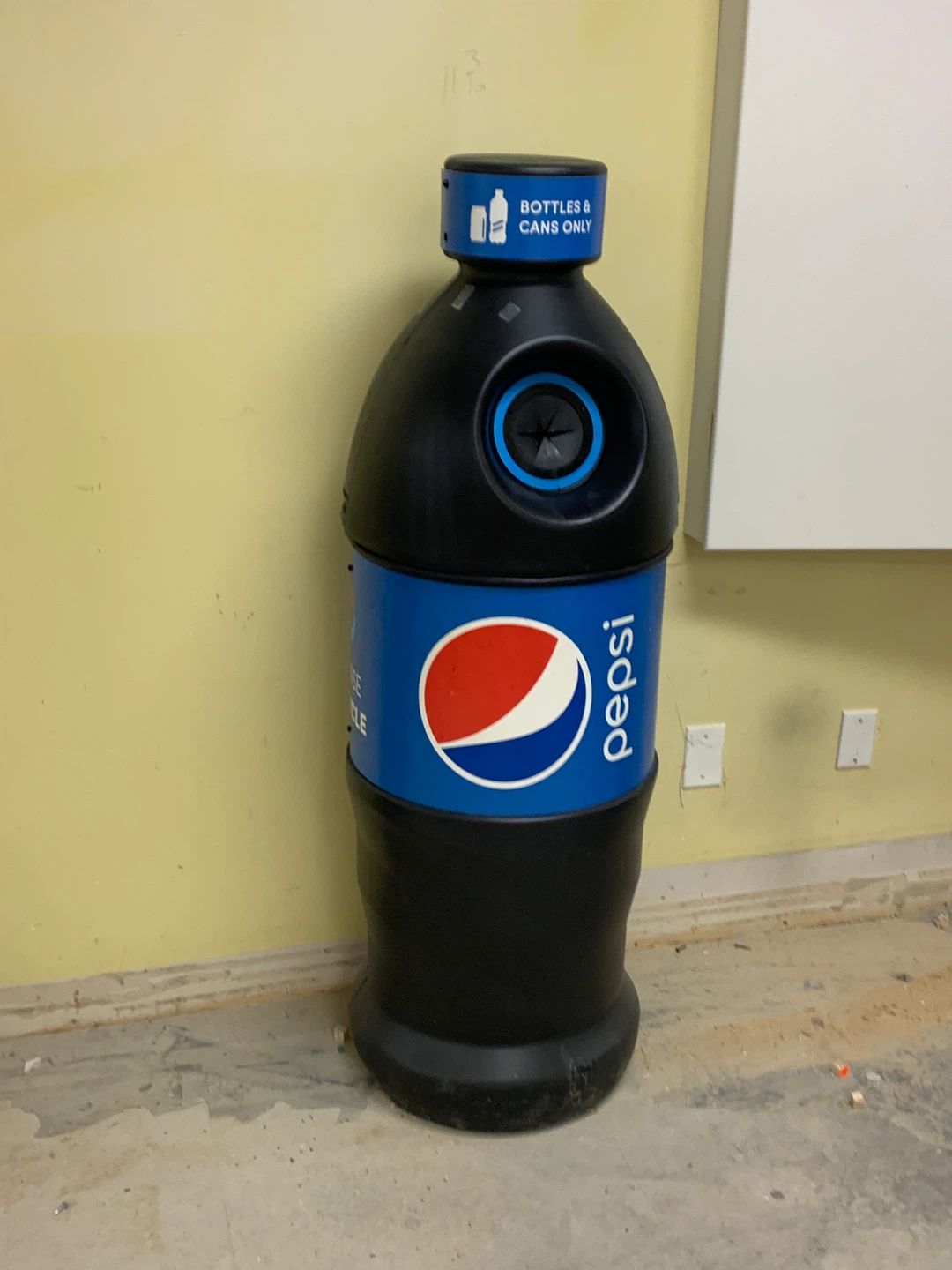 Pepsi Bottle Shaped Recycling Bin