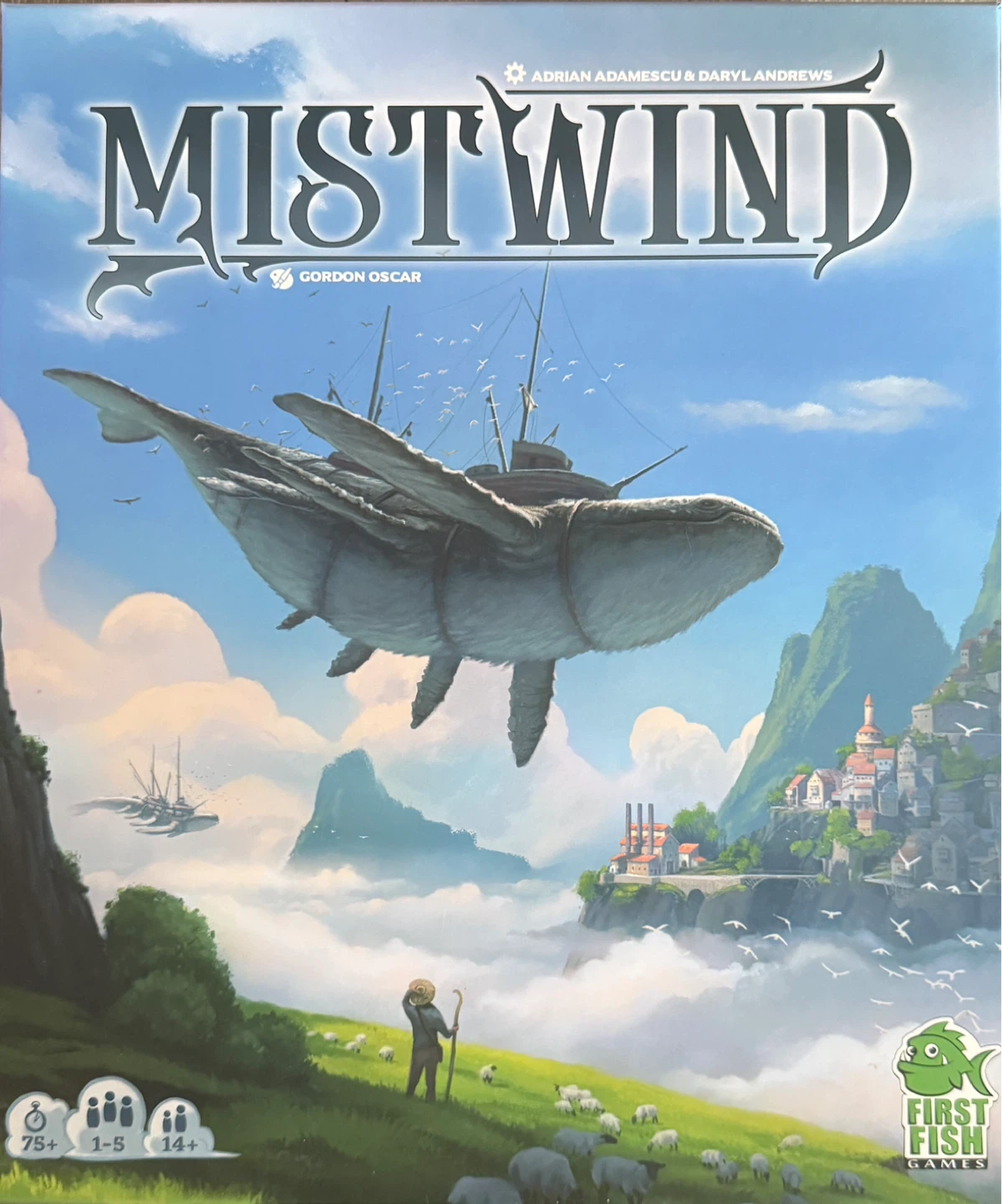 Kickstarter edition of the Mistwind Board Game