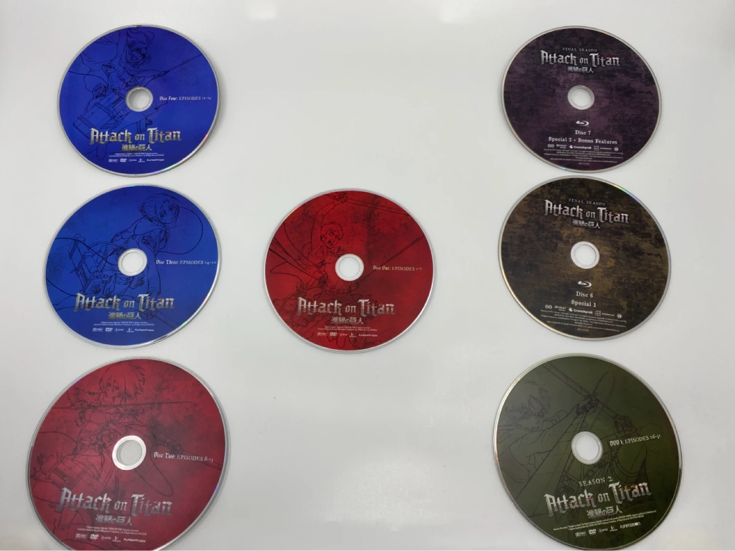 Attack on Titan Assorted Discs - photo 4