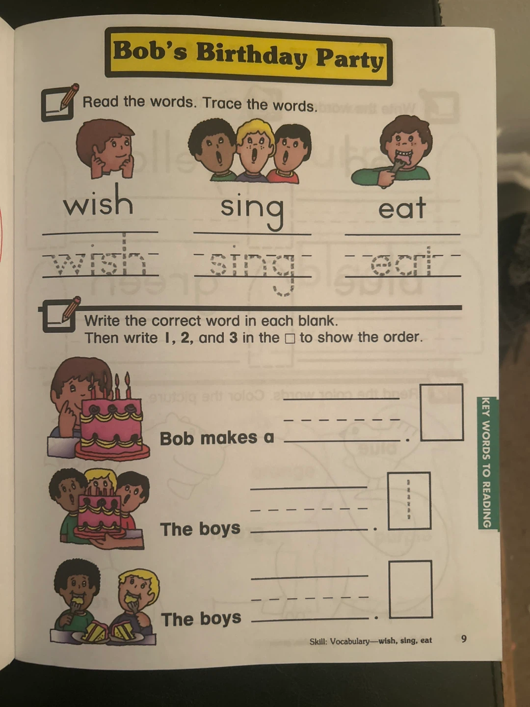 Learning Horizons Key Words to Reading Workbook - photo 2