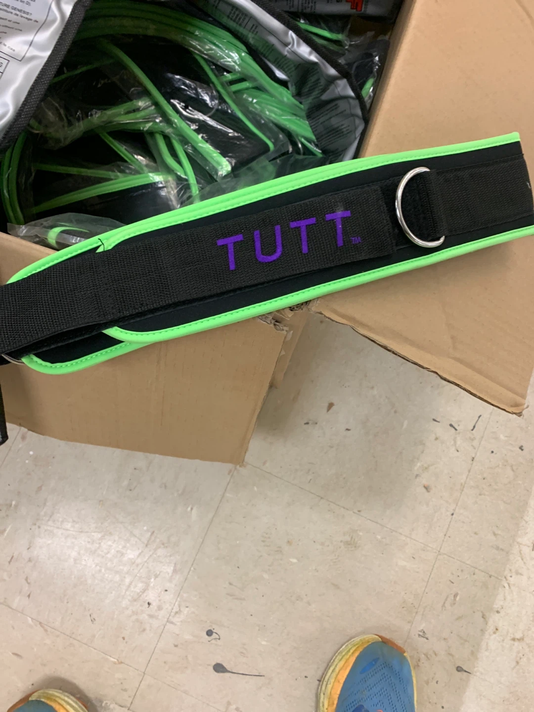 TUTT Weightlifting Belt with Chain Attachment - photo 2