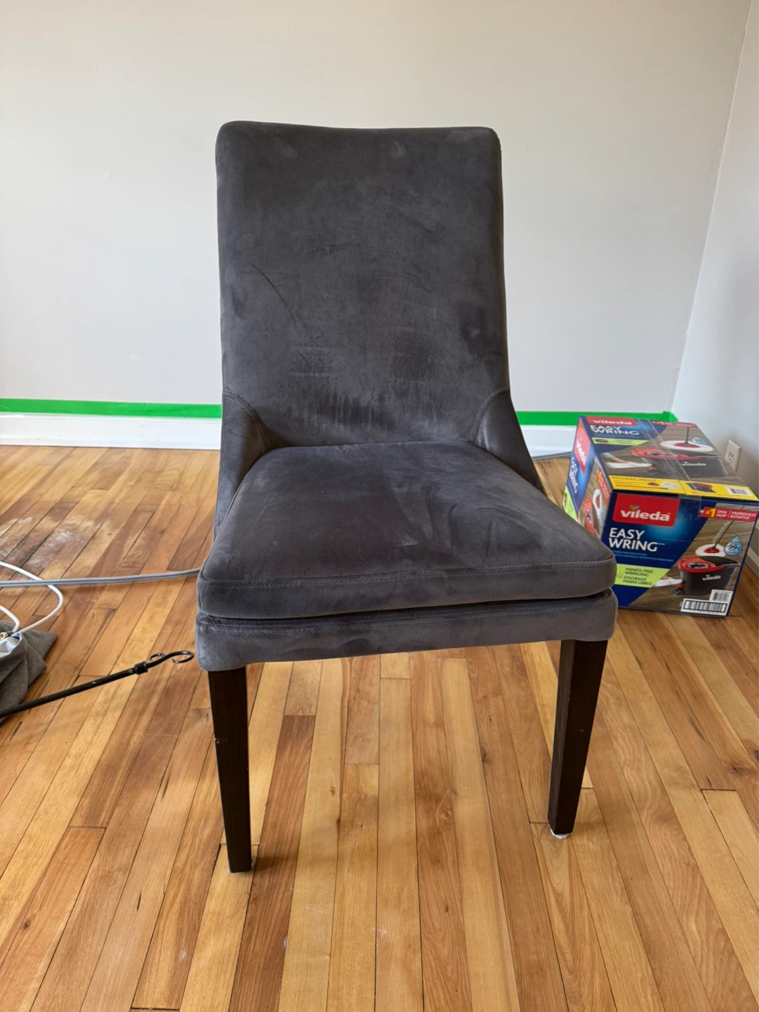 Velvet Dining Chair - Grey