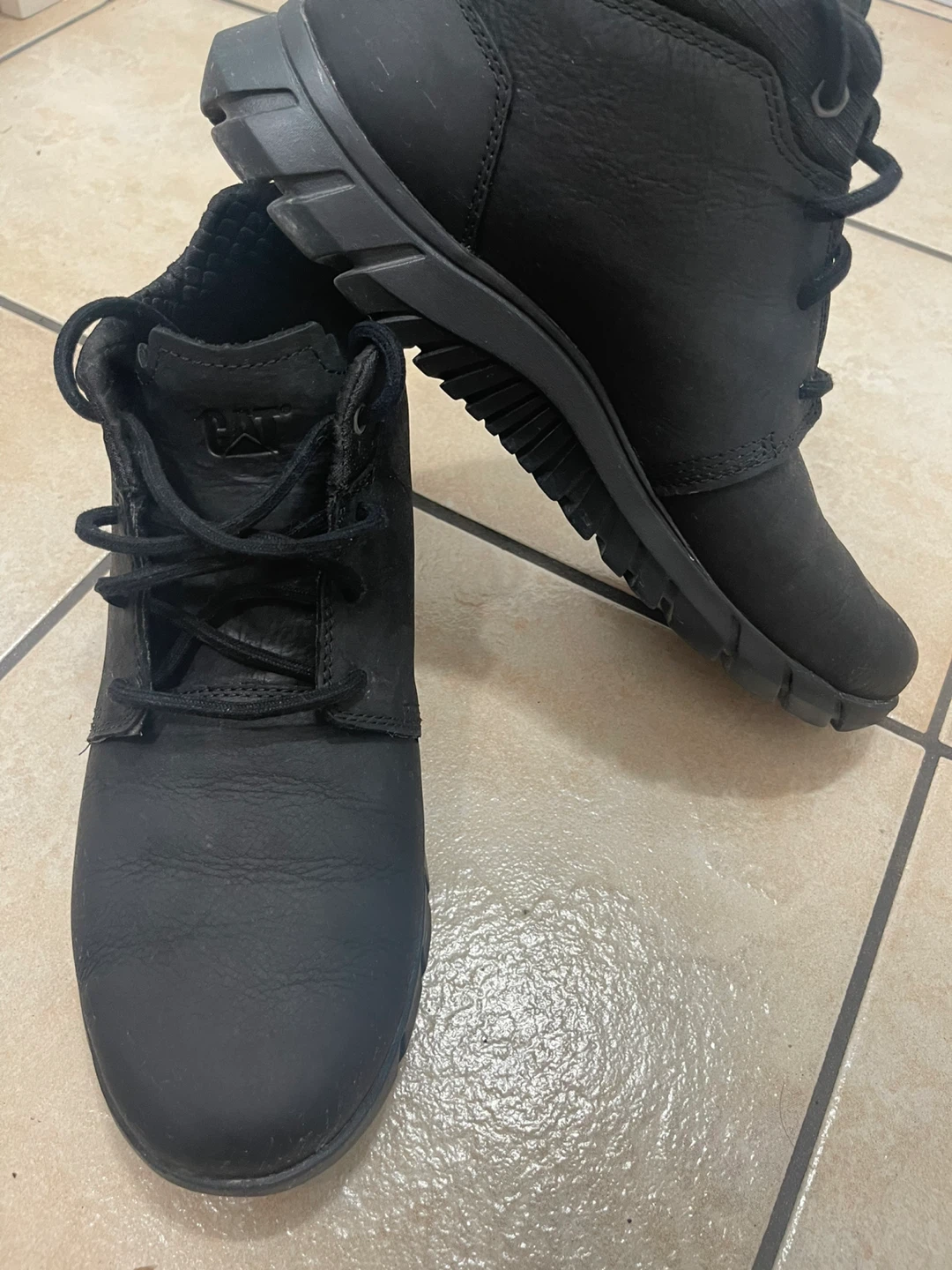 CAT Footwear Men's Black Boots Size 9.5W P724056