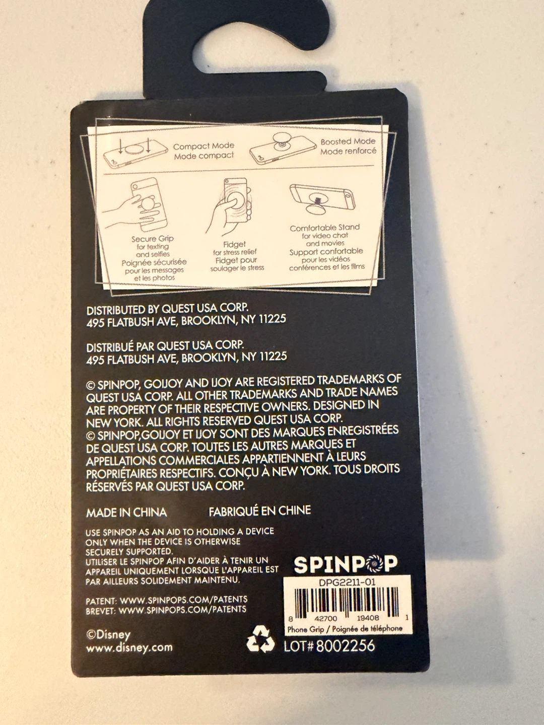 Disney Stitch Spin Pop Phone Grip - photo 2
