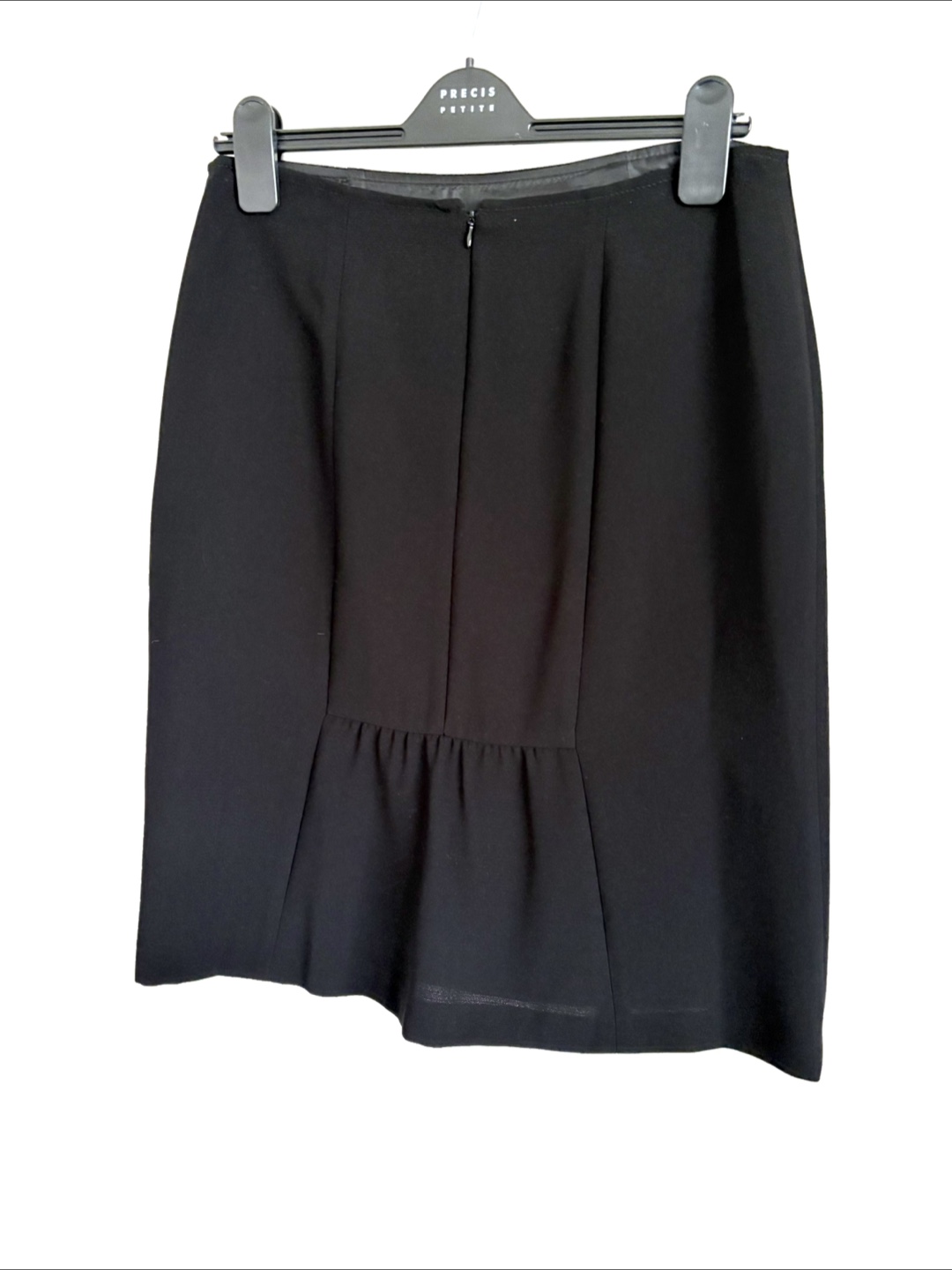 TAHARI Black Ruffle Skirt Size 8 - photo 2