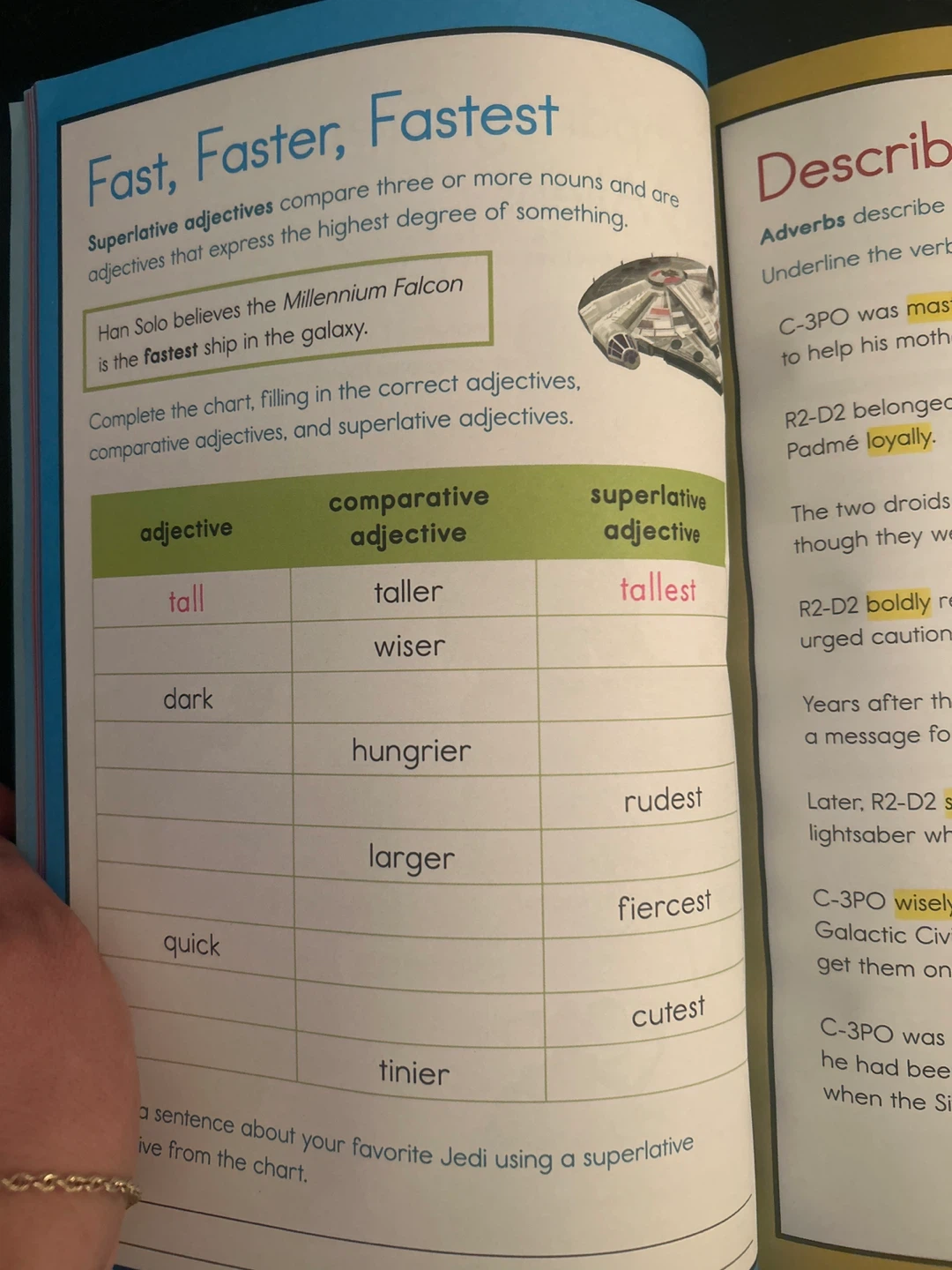 Star Wars Workbooks 3rd Grade Reading and Writing - photo 2