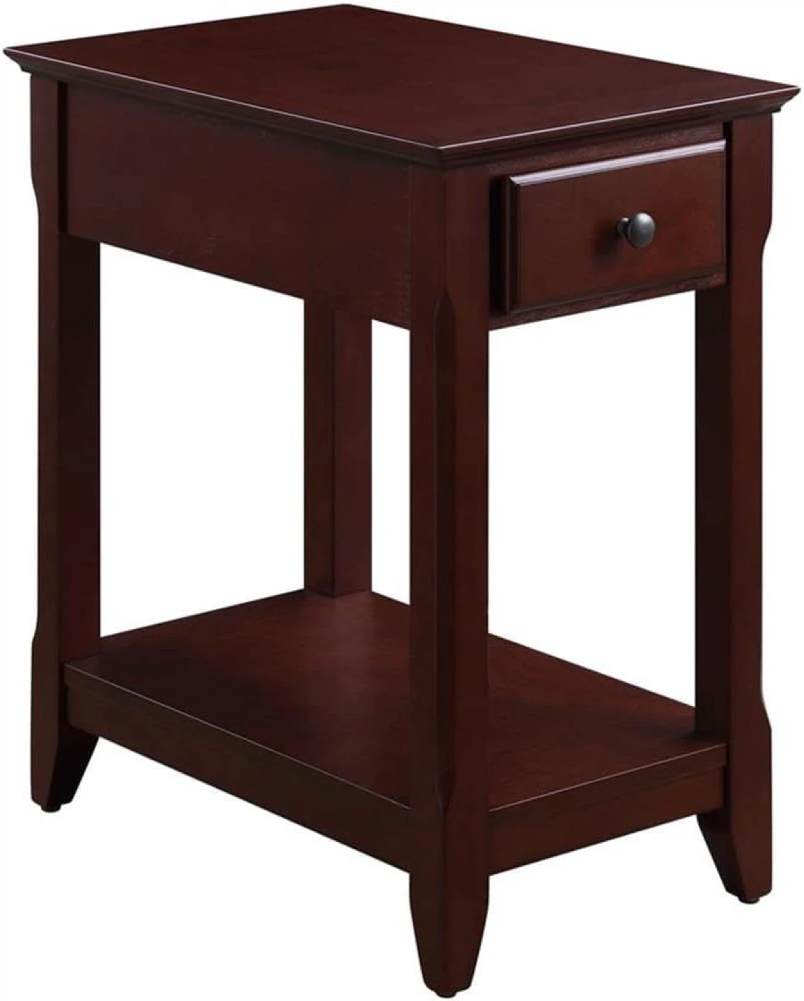 Dark Brown Accent Side Table - photo 2