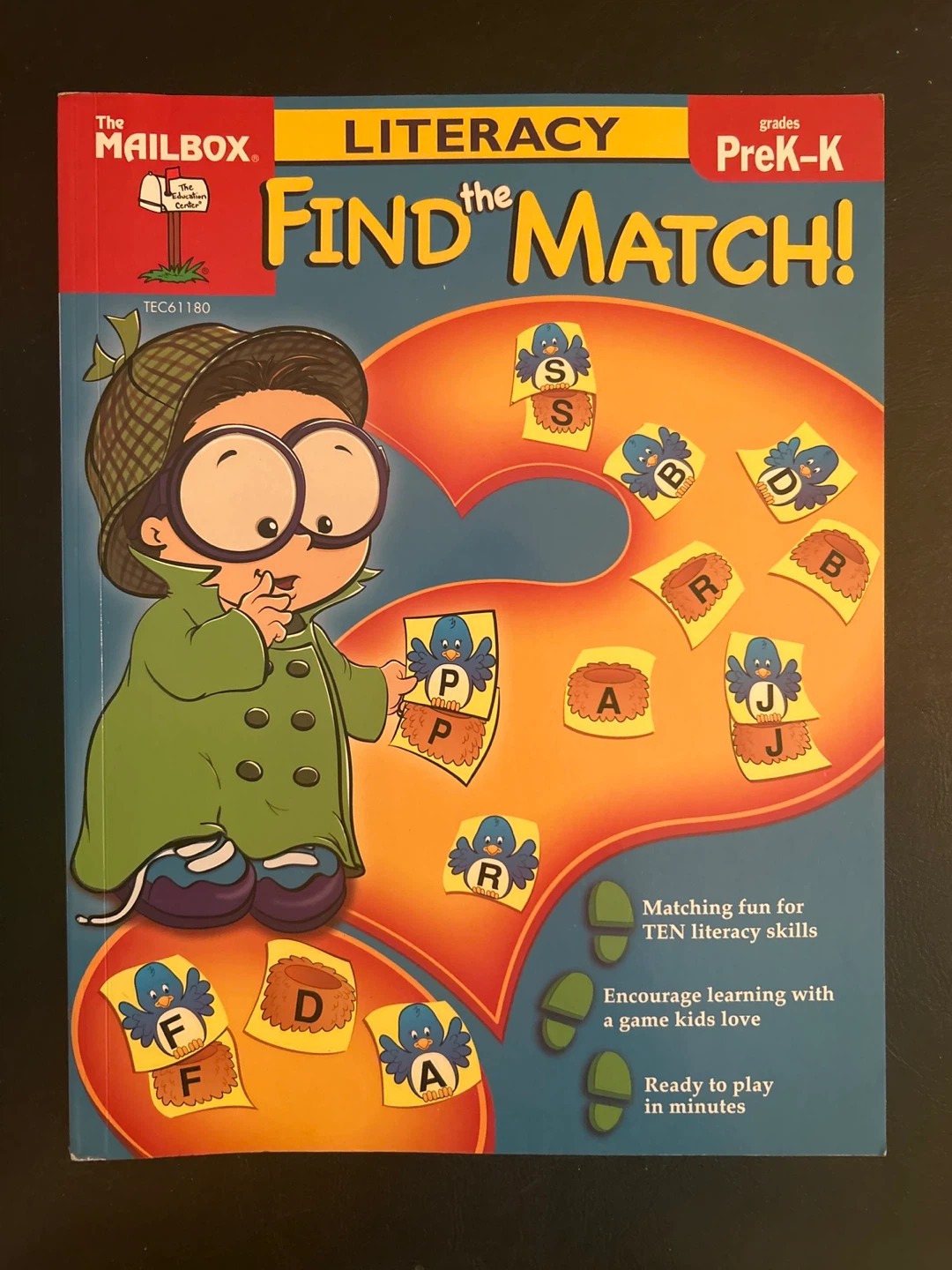 The Mailbox Literacy: Find the Match! PreK-K Workbook