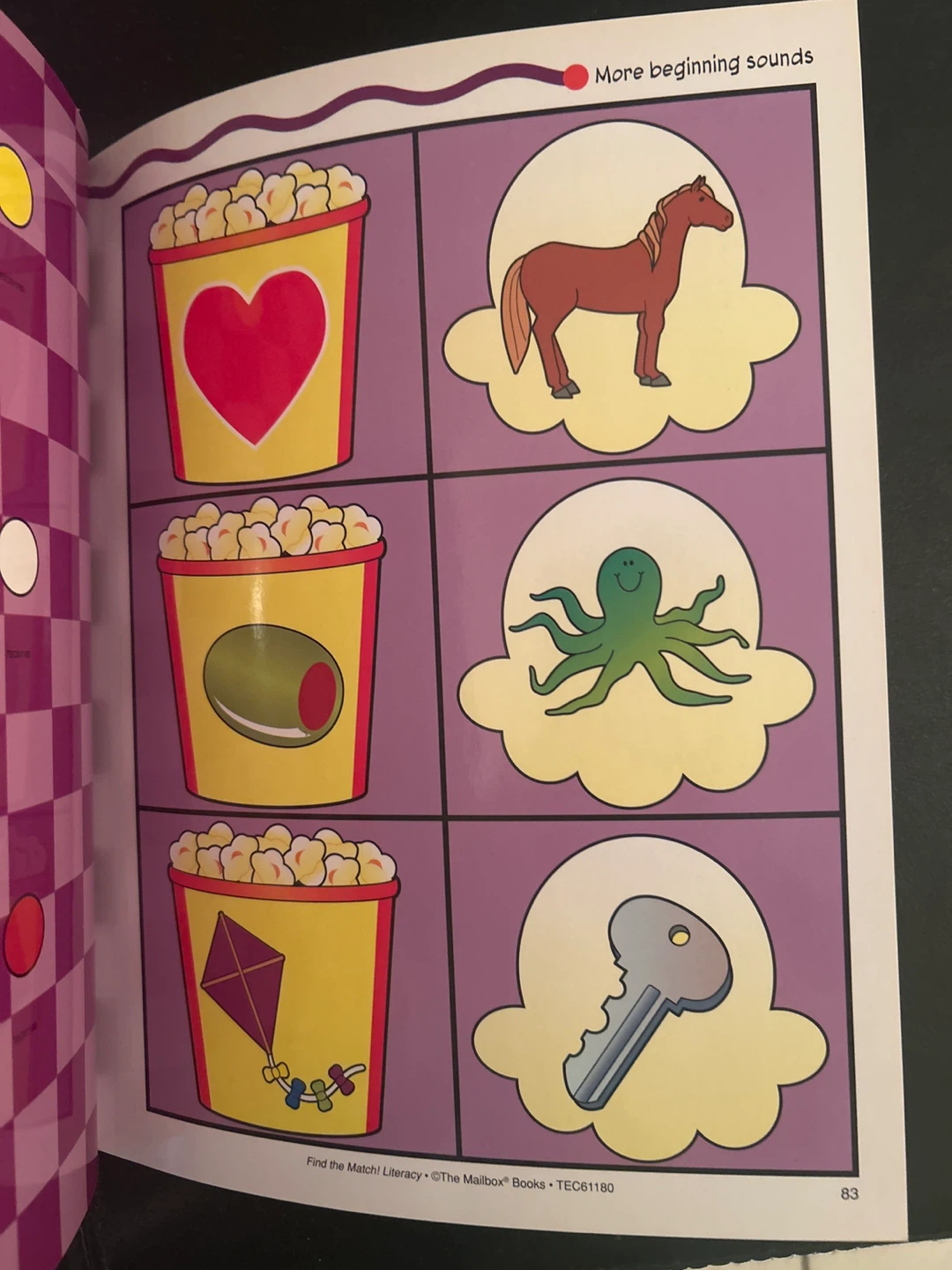 The Mailbox Literacy: Find the Match! PreK-K Workbook - photo 2