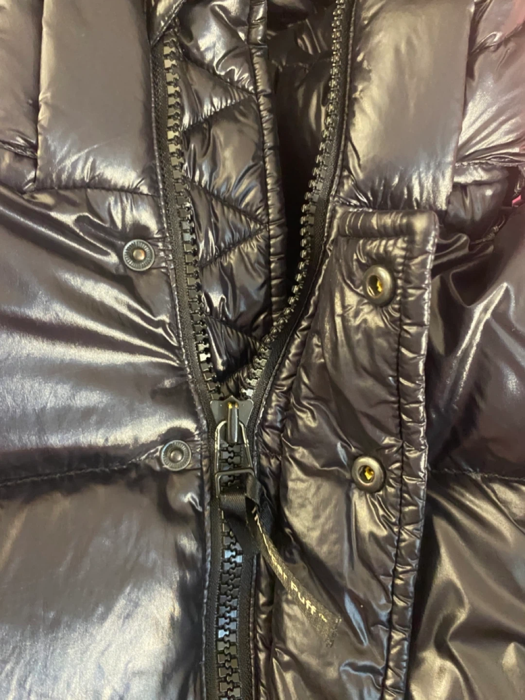 Tna The Super Puff Black Puffer Jacket size small - photo 2