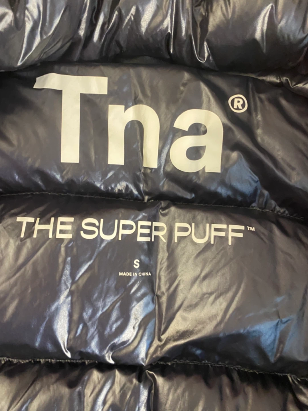 Tna The Super Puff Black Puffer Jacket size small - photo 5