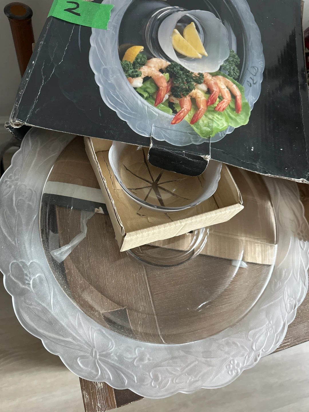 Savolin Crystal Serving Platter