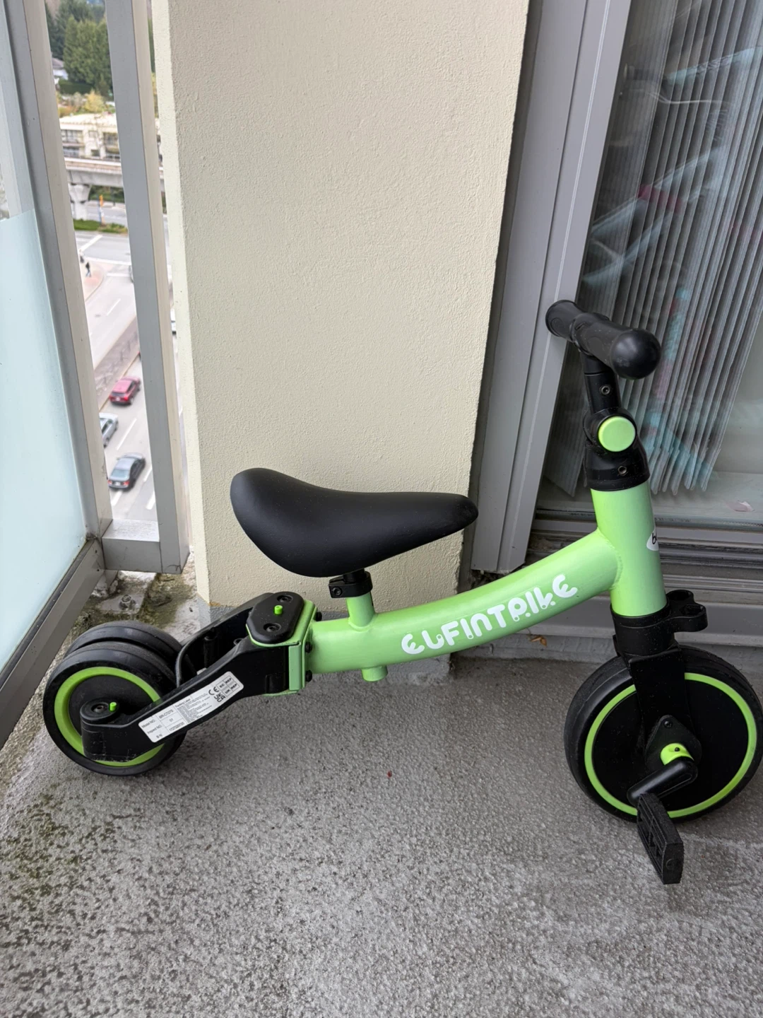 Elfinbike 5-in-1 Toddler Balance Bike